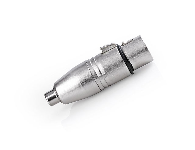 XLR Verloop 3P Female to Cinch Female