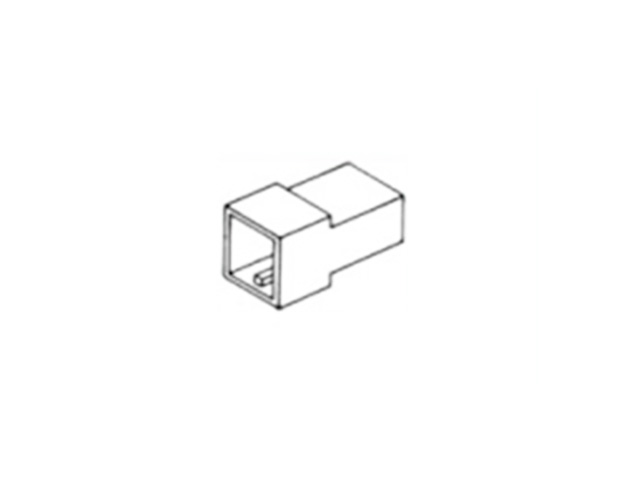 Autoconnector Fastin-Faston 2-pole female - white
