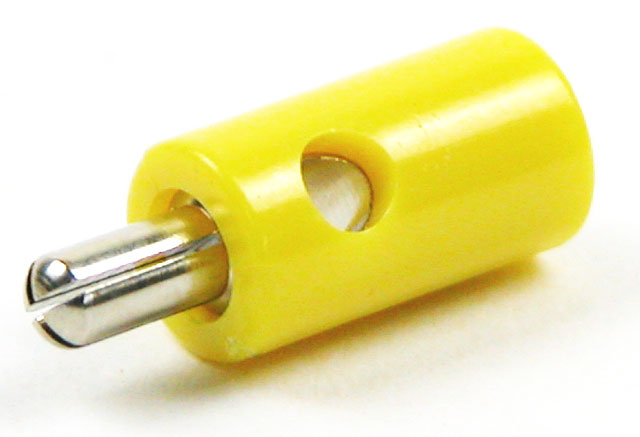 Labory plug ø2,6mm with side-entry - blue