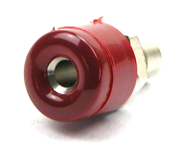 Labory socket panelmount ø2,6mm - red