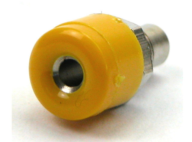 Labory socket panelmount ø2,6mm - yellow