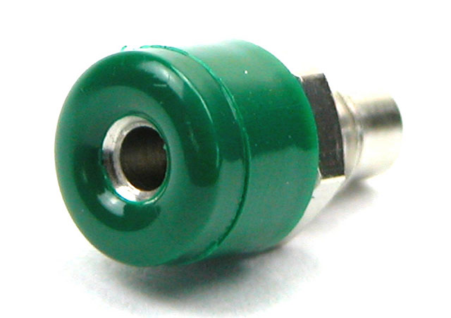 Labory socket panelmount ø2,6mm - green