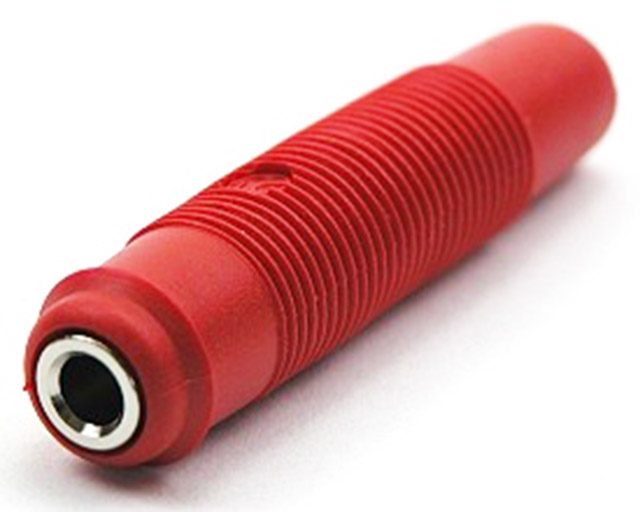 Labory socket ø4mm - red