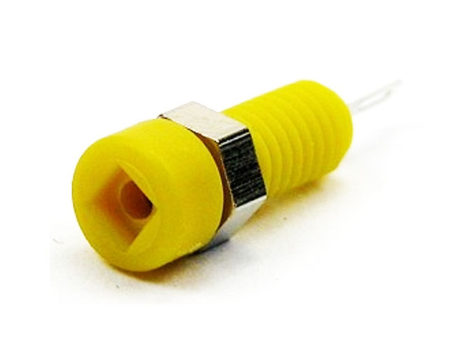 Labory socket panelmount ø2mm - yellow