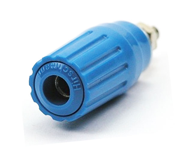 Labory socket panelmount ø4mm 35A - blue