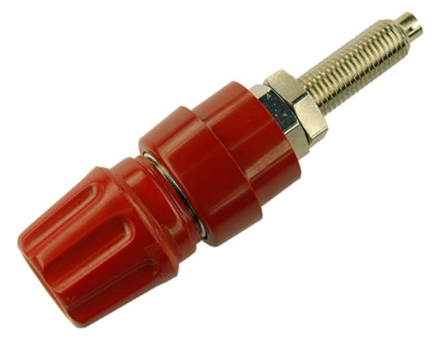 Banana chassis part ø4mm 63A red - Hirschmann 930 144 101