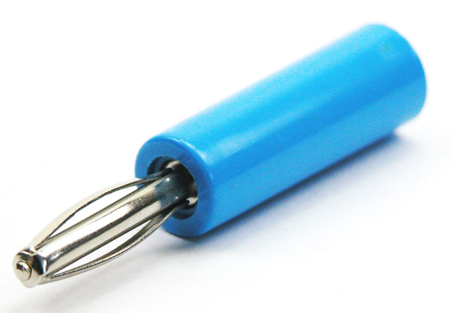 Labory plug ø4mm - blue