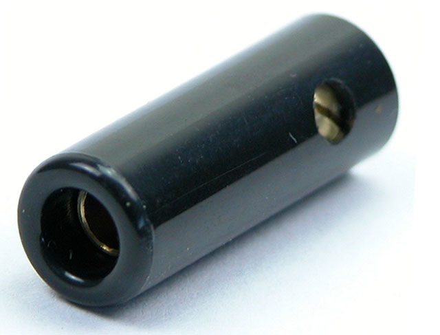 Labory socket ø4mm - black