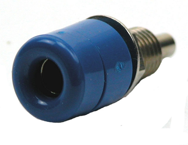 Labory socket panelmount ø4mm - blue