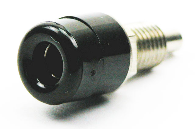 Labory socket panelmount ø4mm - black