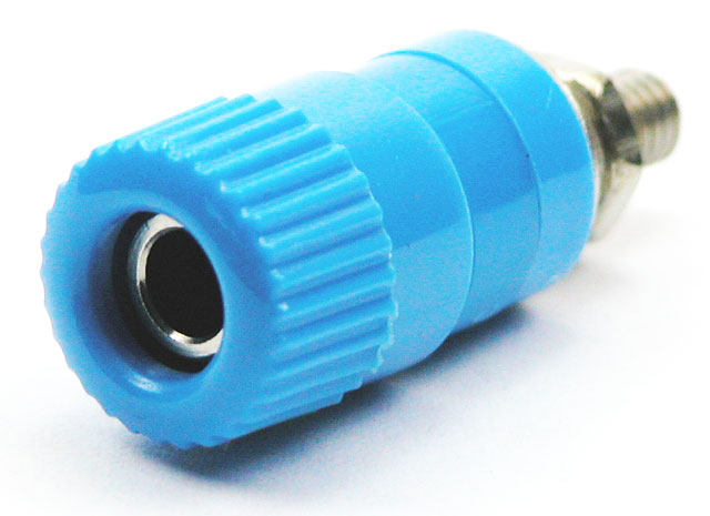 Labory socket panelmount ø4mm - blue