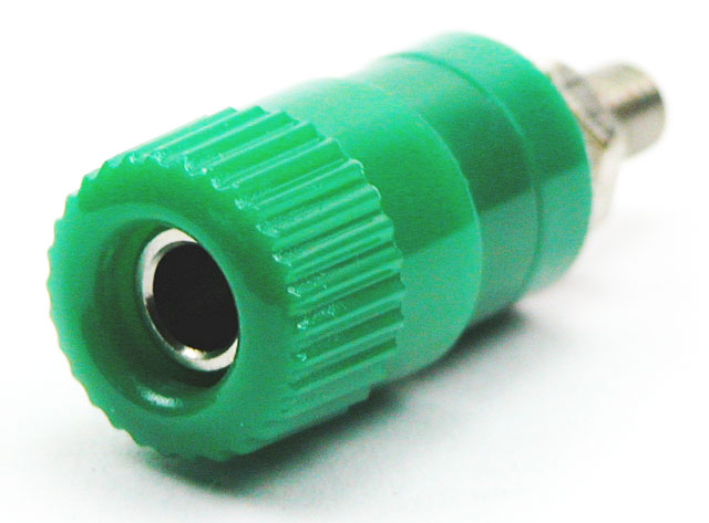 Labory socket panelmount ø4mm - green