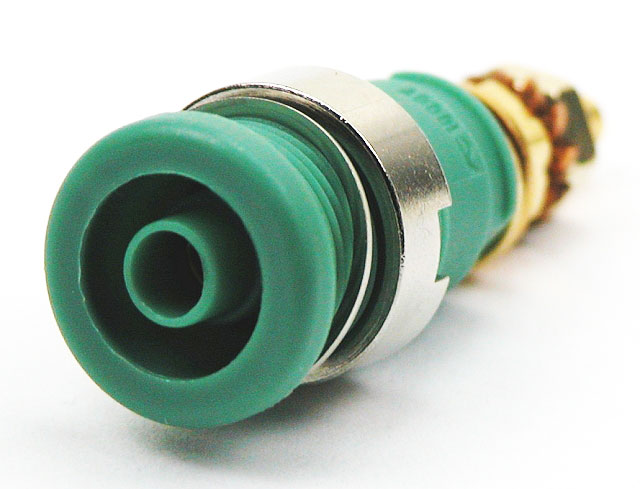 Safety Labory socket panelmount ø4mm - green