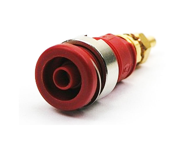 Safety Labory socket panelmount ø4mm - red