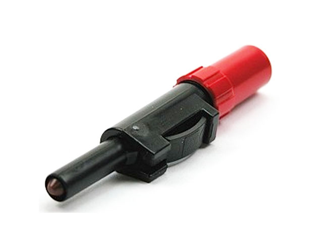 Banaansteker ø4mm aanraakveilig - rood  ( org.no: 931 823 101)