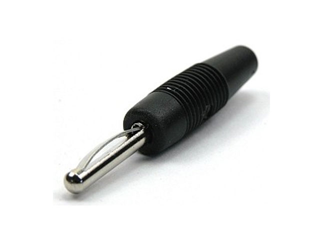 Labory plug ø4mm - black