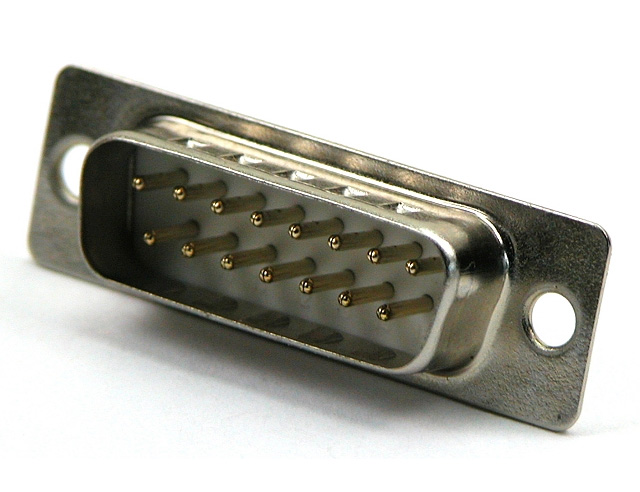 D-Sub connector plug solderversion - 15-pole