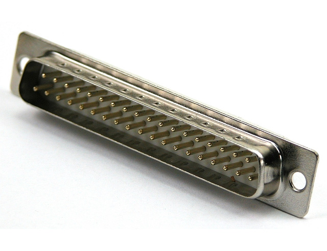 D-Sub connector plug solderversion - 37-pole