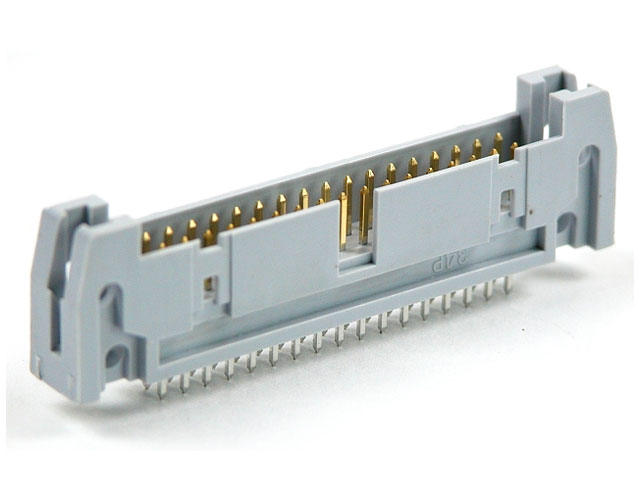 Header print 2,54mm zonder uitwerpers 26-polig