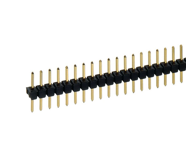 Pinheader 36 pins Male enkele rij, pitch:2.54mm, H:11.2mm