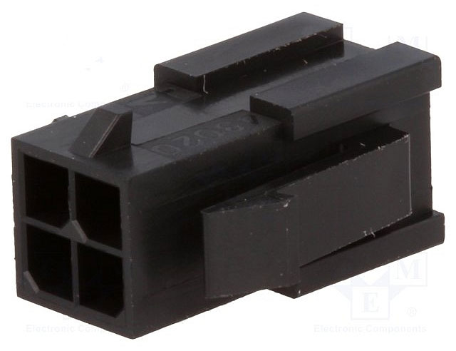 Micro-Fit 3.0 Male housing connector 4-polig