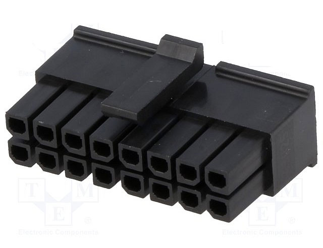 Micro-Fit 3.0 Female housing connector 16-polig
