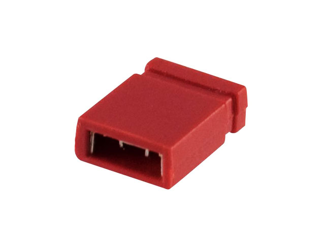 Jumper closed 2.54mm red