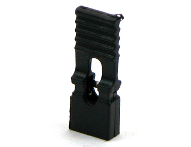 Jumper with grip strip 2.54mm black
