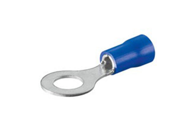 Ring kabelschoen 3,2mm blauw