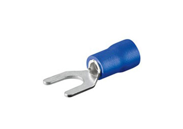 Spade terminal 5,0mm Blue