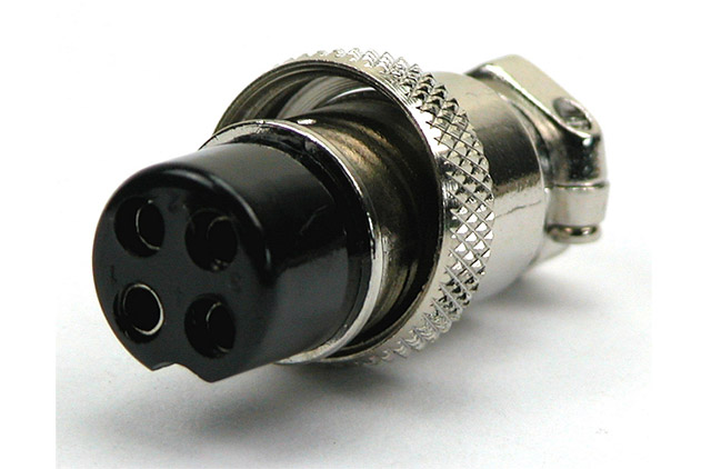 Microphone cableplug 4 pins Female