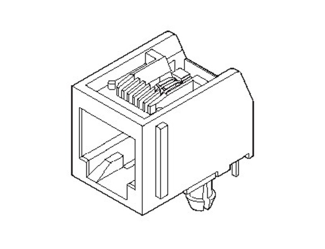 Print Share modular RJ-10 side-entry Molex 95009-2441