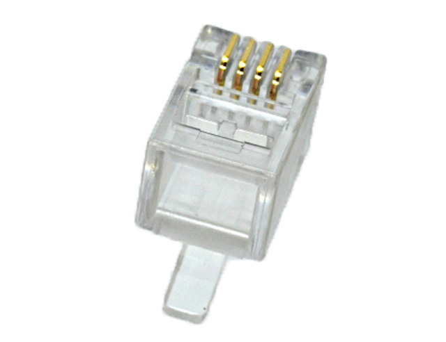 Modular Plug RJ-10 4P4C Handset 4 pol