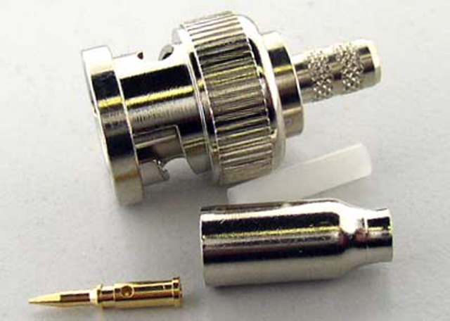 BNC Teflon Insulation Crimp RG174