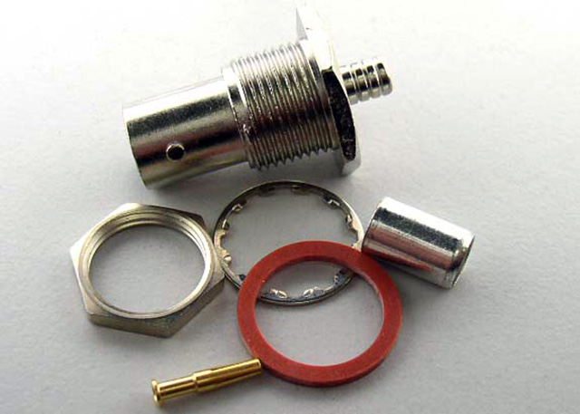 BNC Female Bulkhead Crimp type RG58U