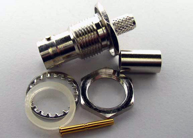 BNC Female Bulkhead Crimp type RG59U
