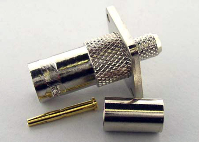 BNC Female Chassis Mount Crimp RG59U
