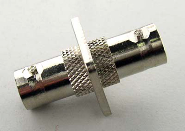 BNC Double Female Chassis Mount