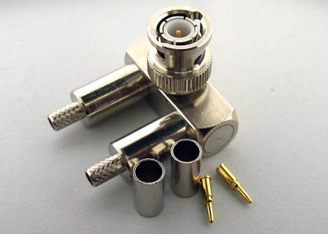 BNC Male Double Crimp type RG58U