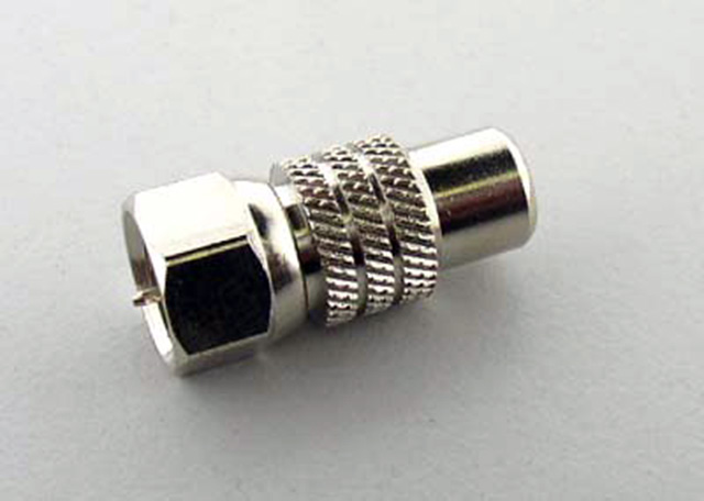 F Male to RCA Phone Jack