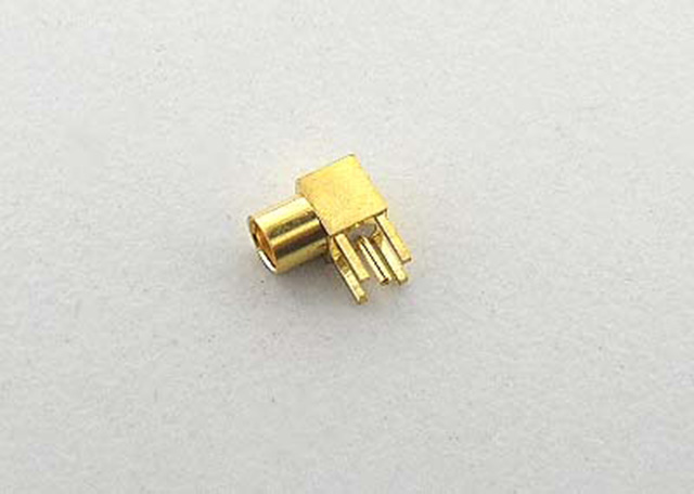 MMCX Right Angle Female PCB Gold