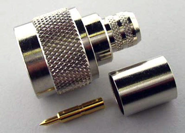 N Male Crimp type RG213