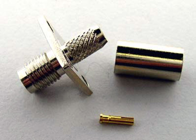 SMA Female Chassis Crimp type RG58U
