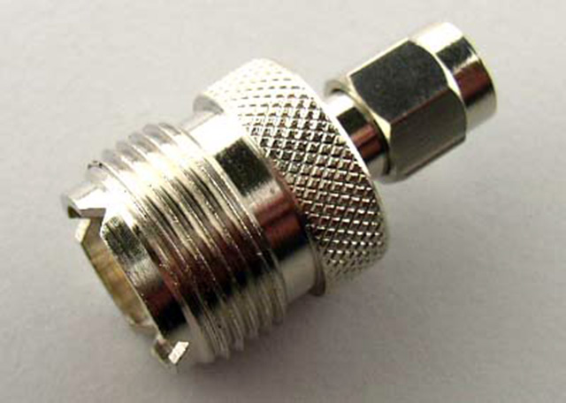 SMA male to UHF Female
