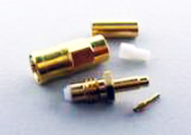 SMB Female Crimp type RG174U Gold