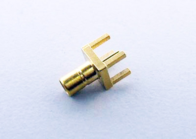 SMB Female PC Mount Gold