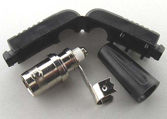 BNC Female Right Angle Solderless type