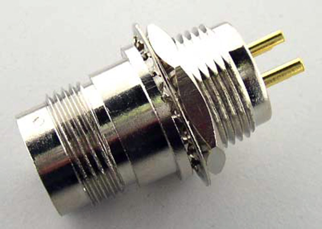 Twinaxial Female Read Mount Bulkhead