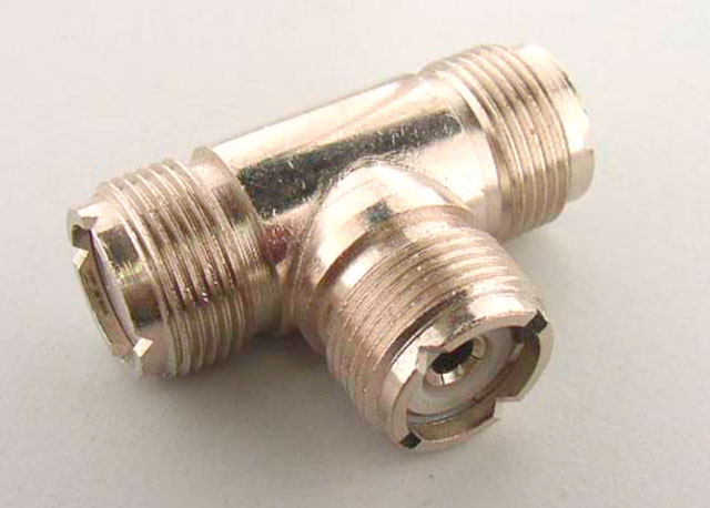 UHF T type Three Female