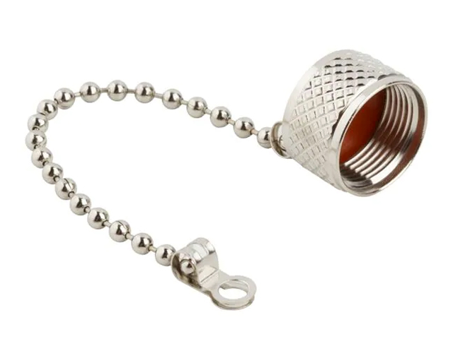UHF Beschermkap Female met ketting